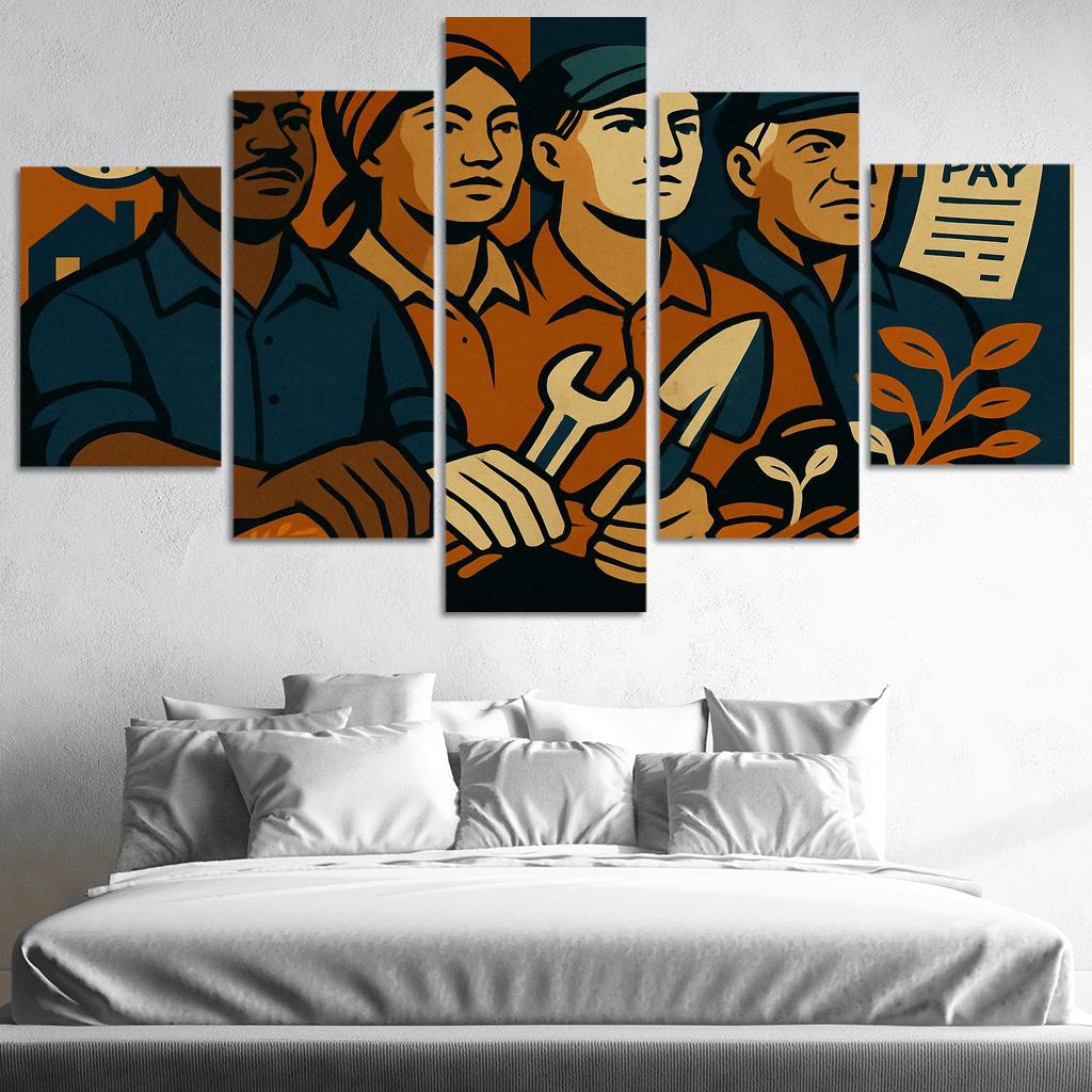 Silent Threads Labor Rights And Human Dignity decor