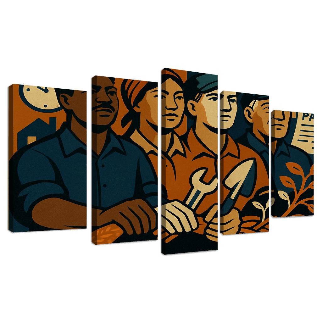 Silent Threads Labor Rights And Human Dignity decor