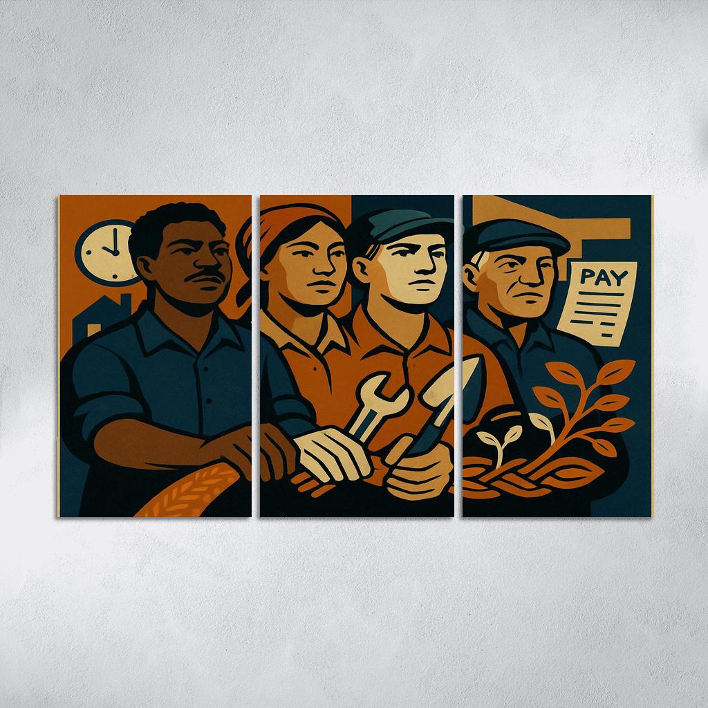 Silent Threads Labor Rights And Human Dignity decor