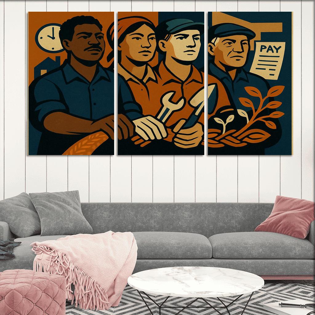 Silent Threads Labor Rights And Human Dignity decor