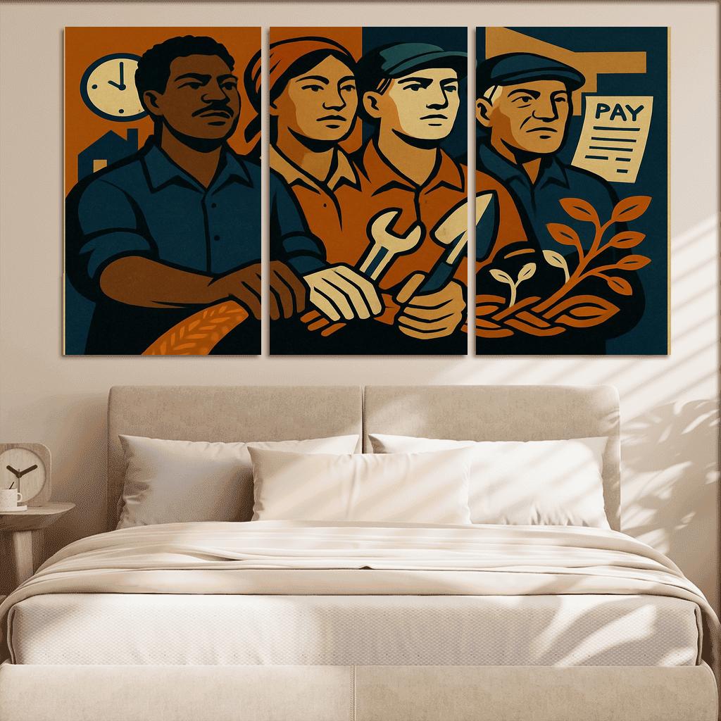 Silent Threads Labor Rights And Human Dignity decor