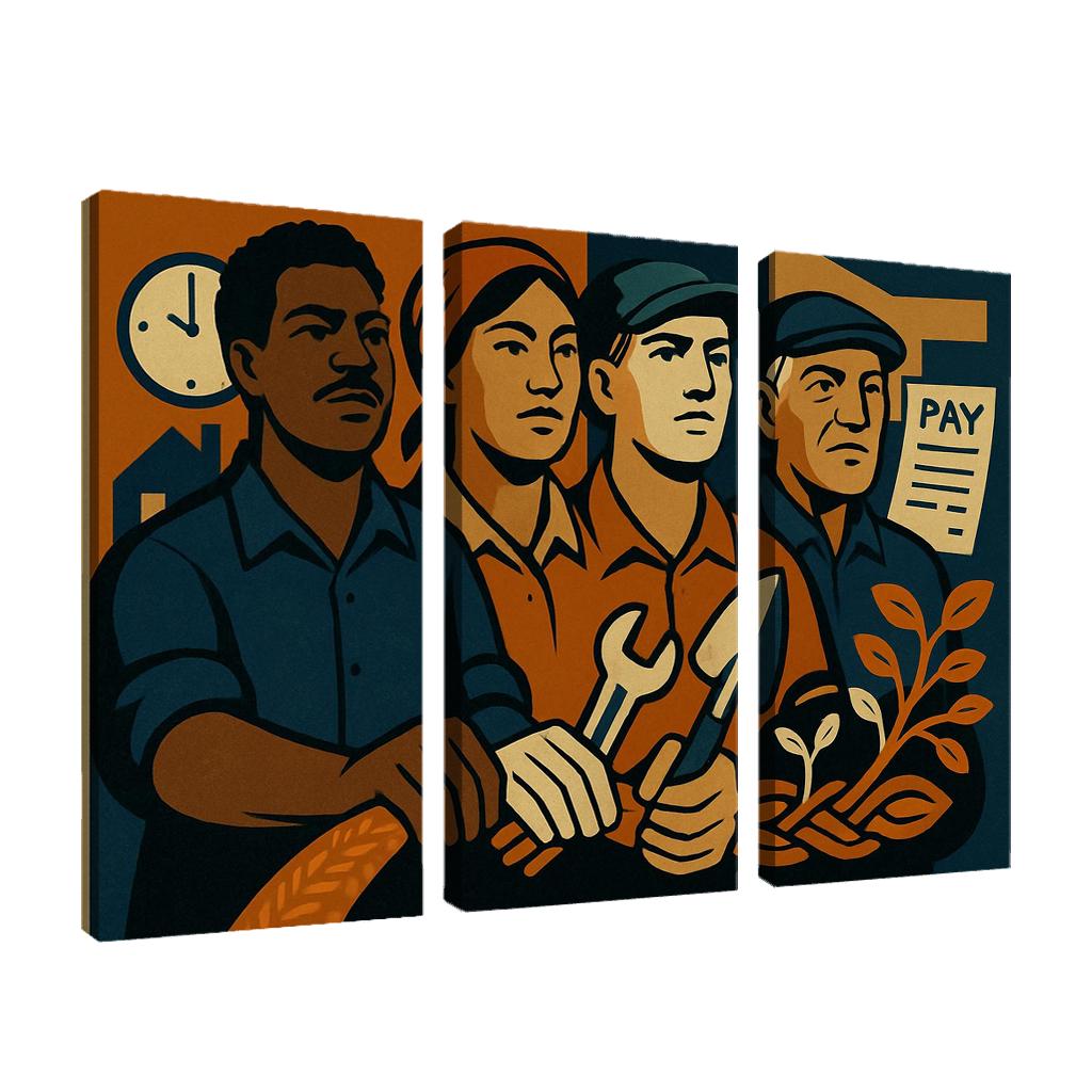 Silent Threads Labor Rights And Human Dignity decor
