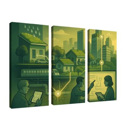 Urban Systems Thinking Lab canvas paintings frame