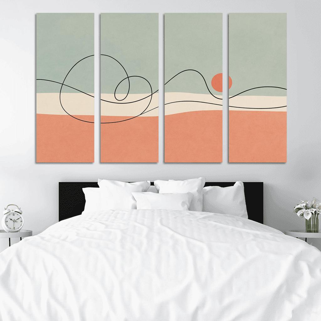 Whispering Horizon modern paintings frame