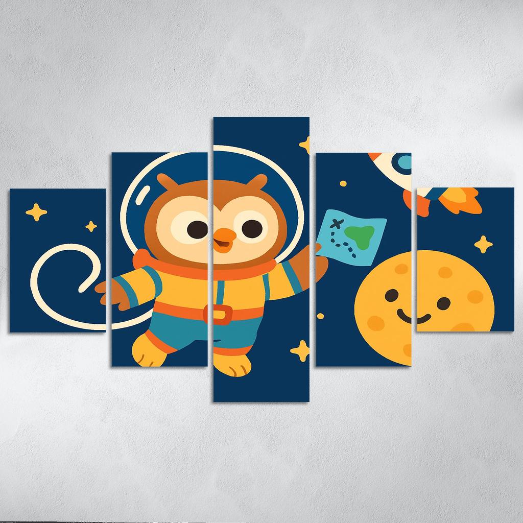 Astronaut Owl Explorer home decor