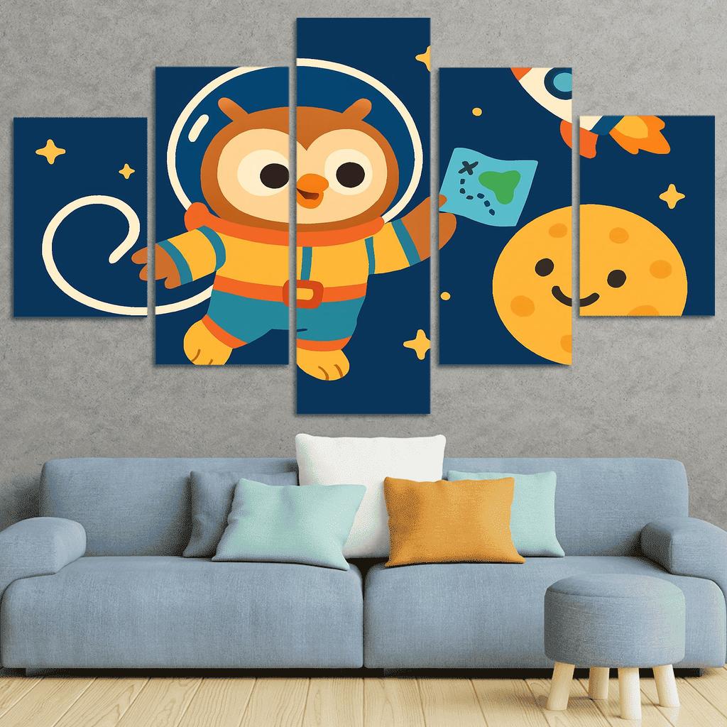 Astronaut Owl Explorer home decor