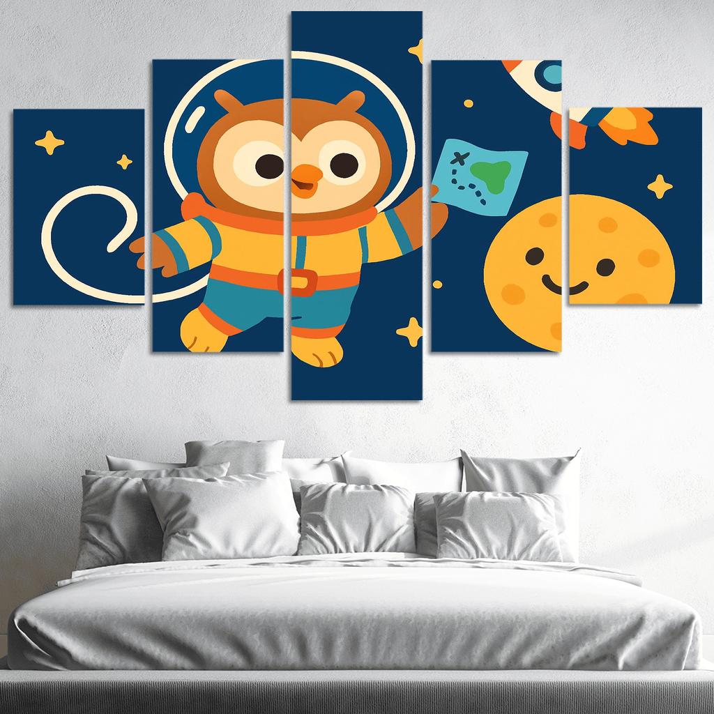 Astronaut Owl Explorer home decor