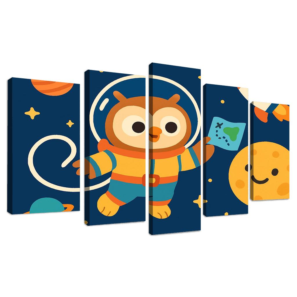 Astronaut Owl Explorer home decor