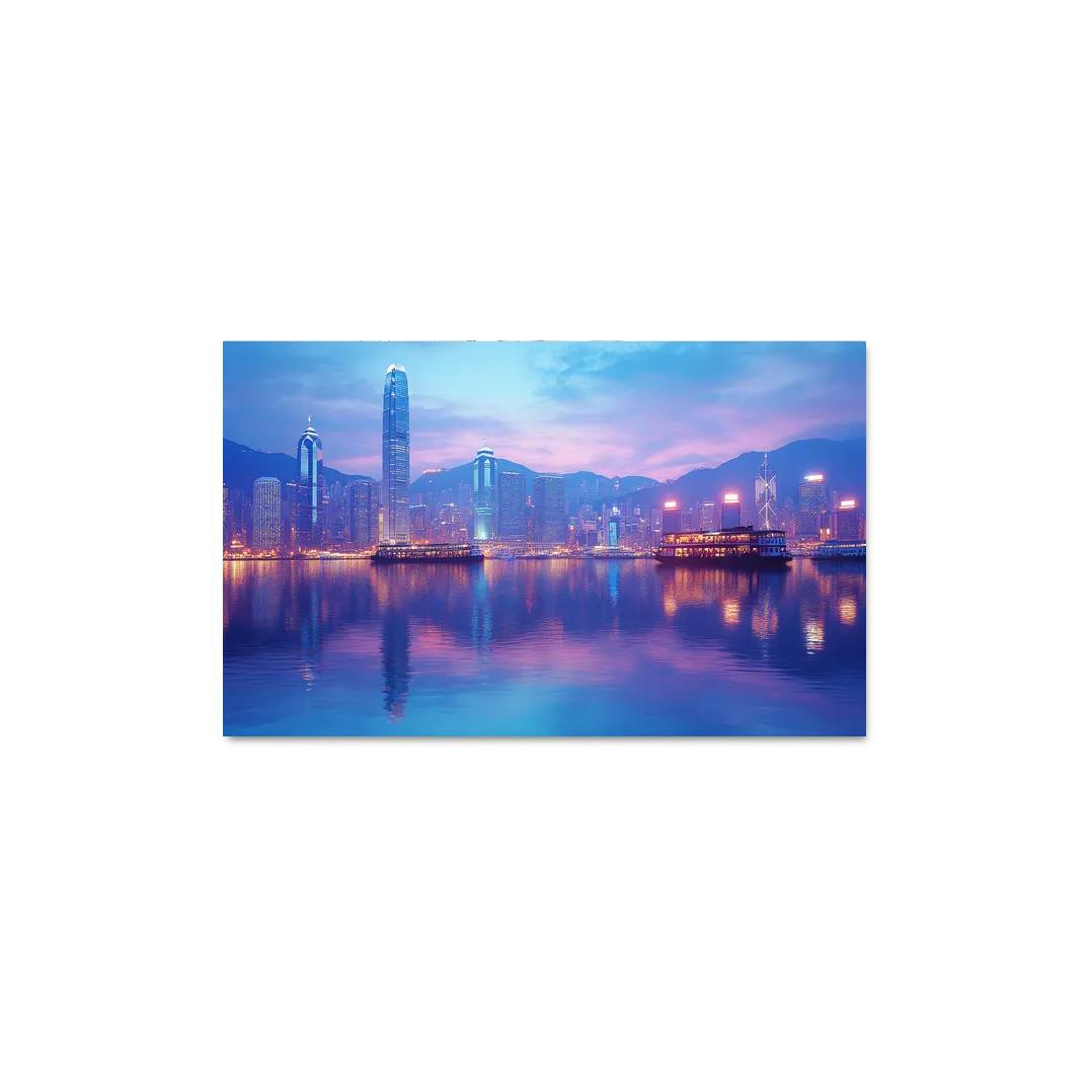 Victoria Harbour multi-panel paintings