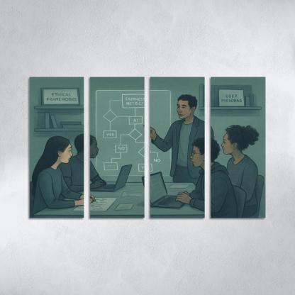 Ethical AI Design Studio wall decor
