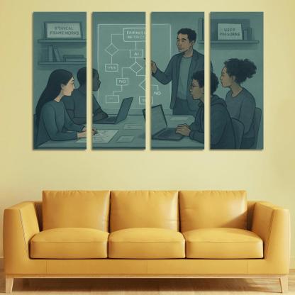 Ethical AI Design Studio wall decor