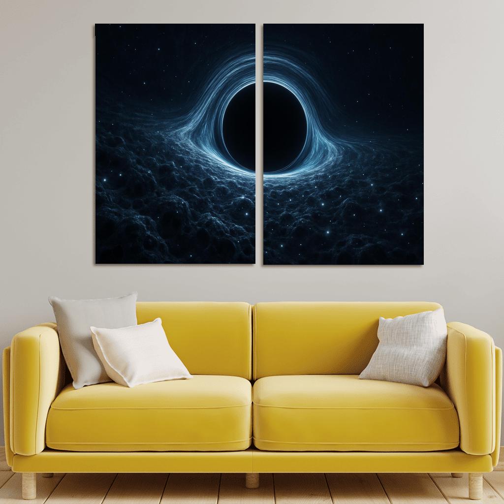 Quantum Foam At A Black Hole Horizon custom paintings frame