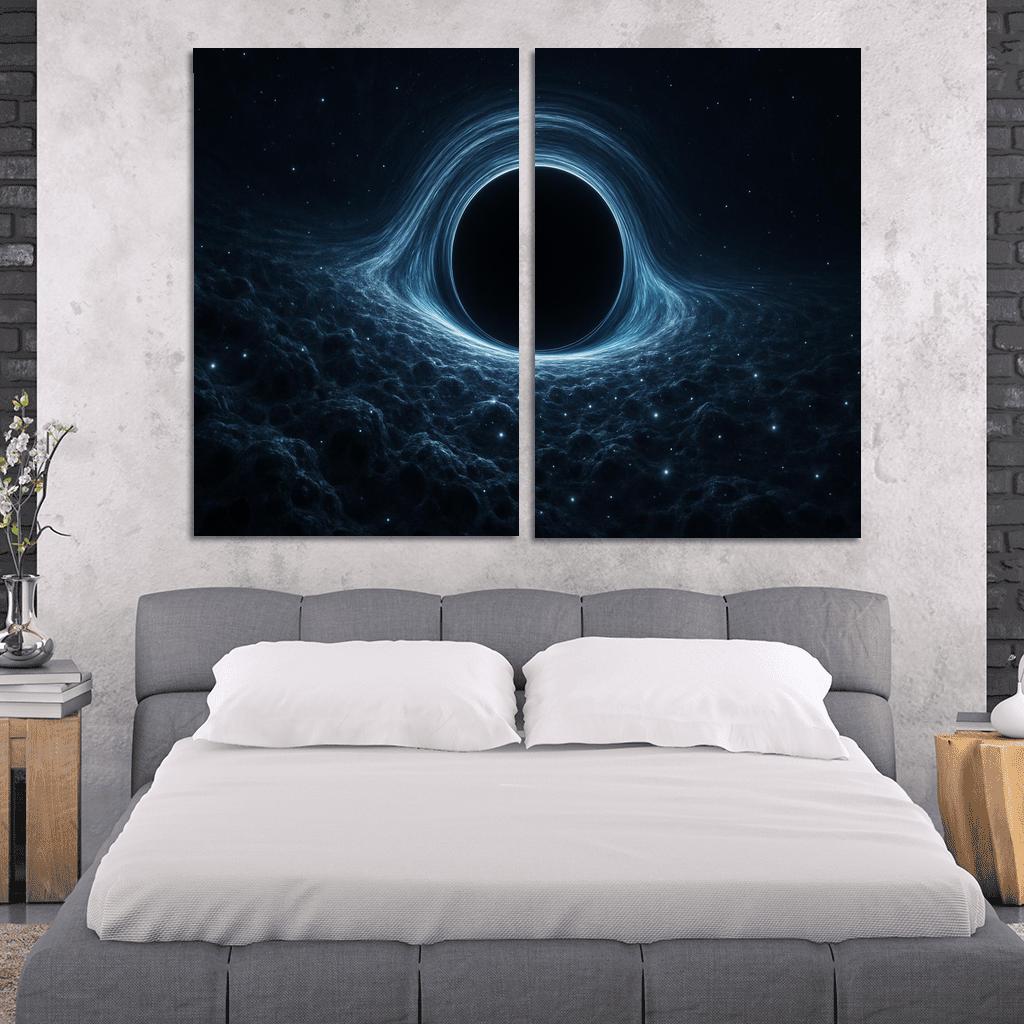 Quantum Foam At A Black Hole Horizon custom paintings frame