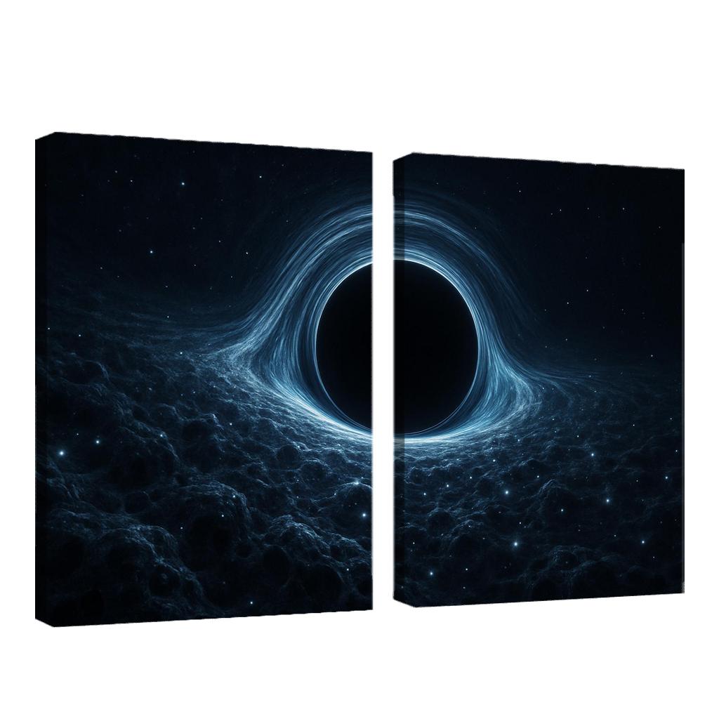 Quantum Foam At A Black Hole Horizon custom paintings frame