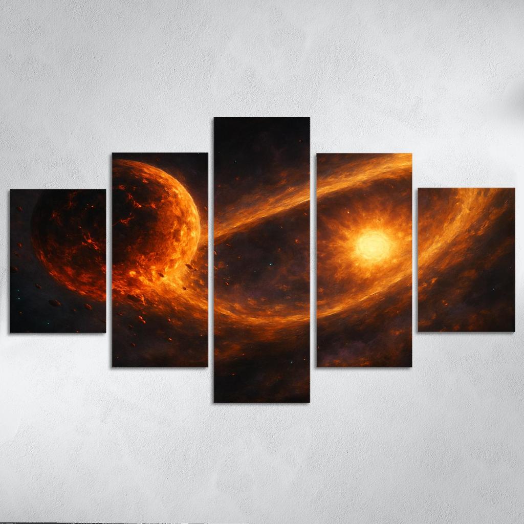 Tidal Tail Of A Disintegrating Exoplanet decor