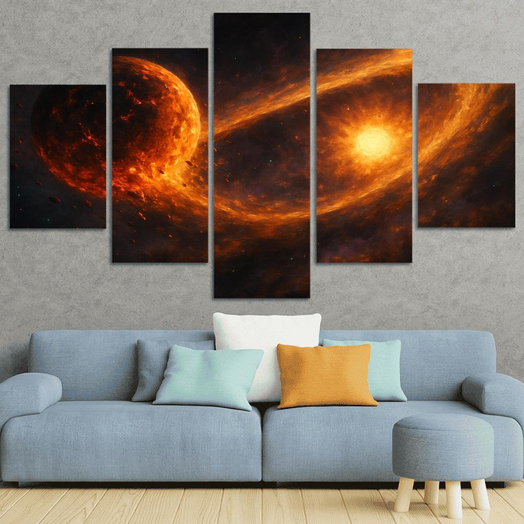 Tidal Tail Of A Disintegrating Exoplanet decor