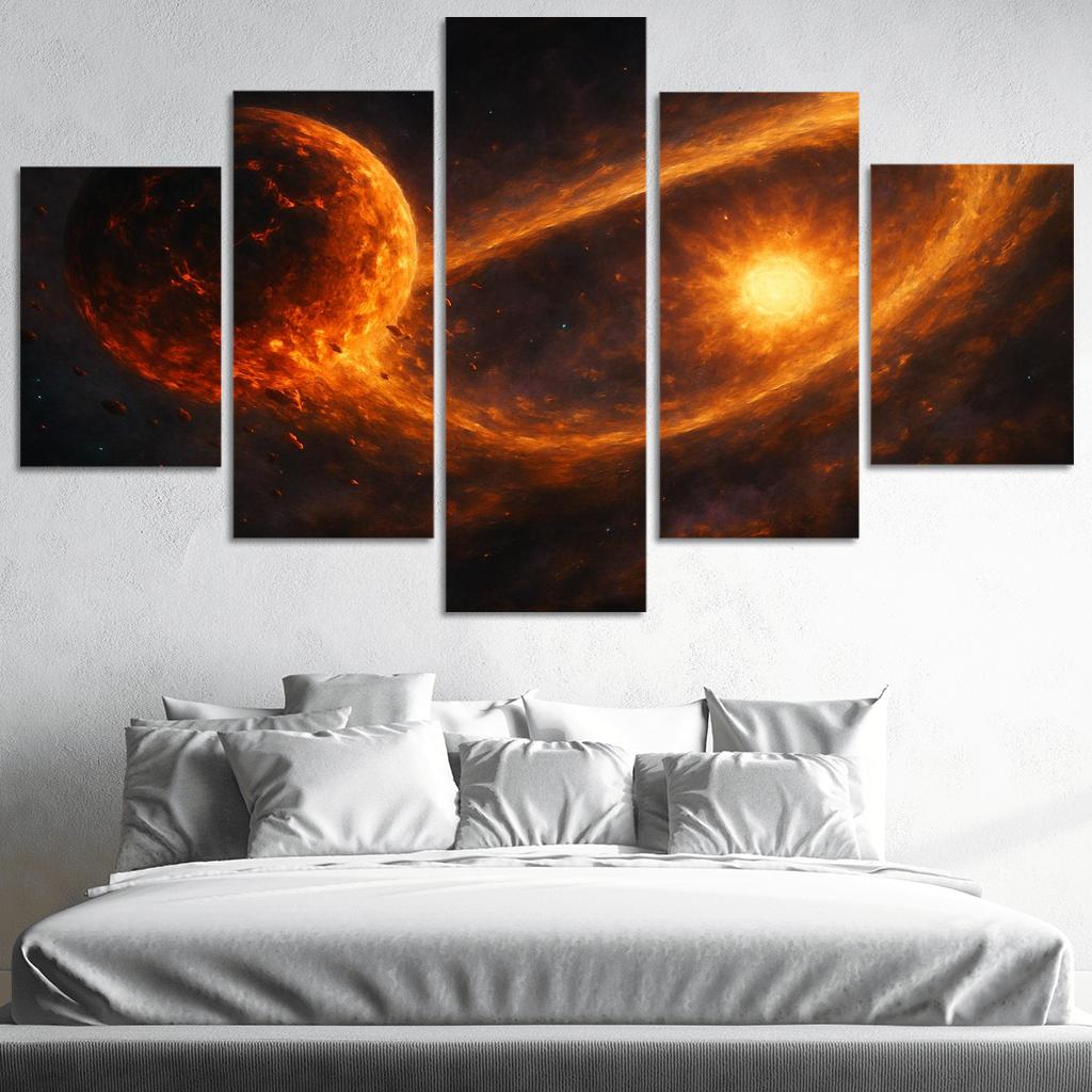 Tidal Tail Of A Disintegrating Exoplanet decor