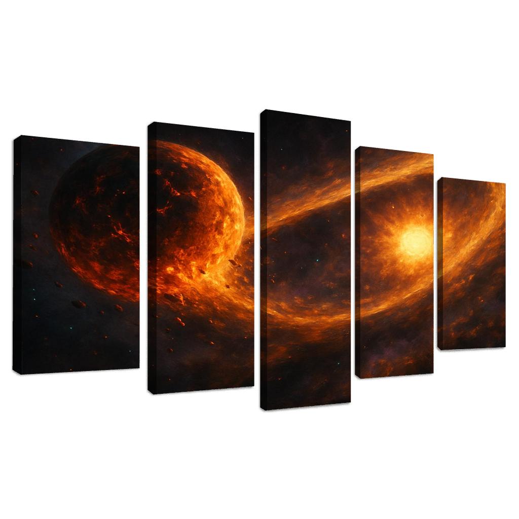 Tidal Tail Of A Disintegrating Exoplanet decor