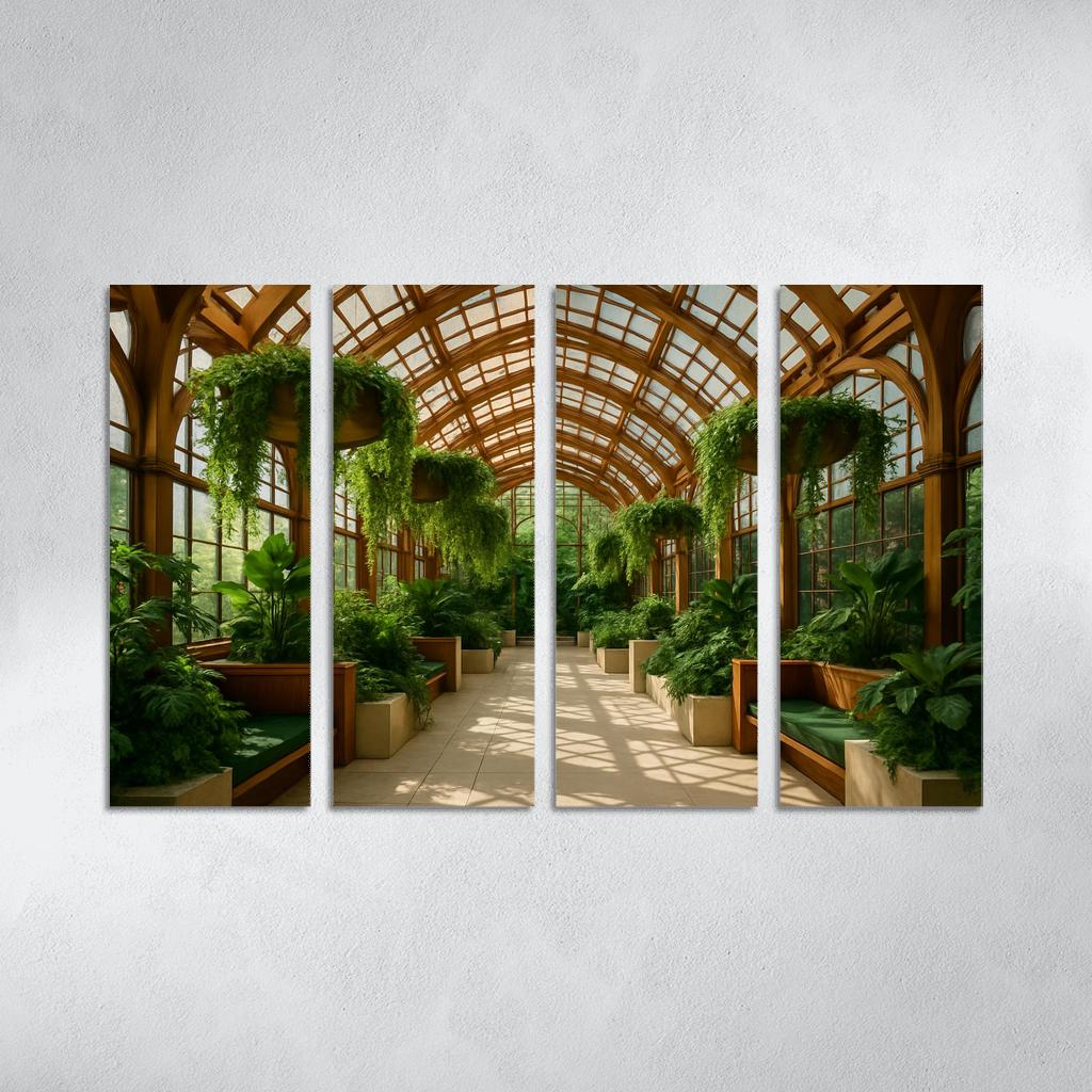 Lattice Canopy Conservatory custom paintings frame