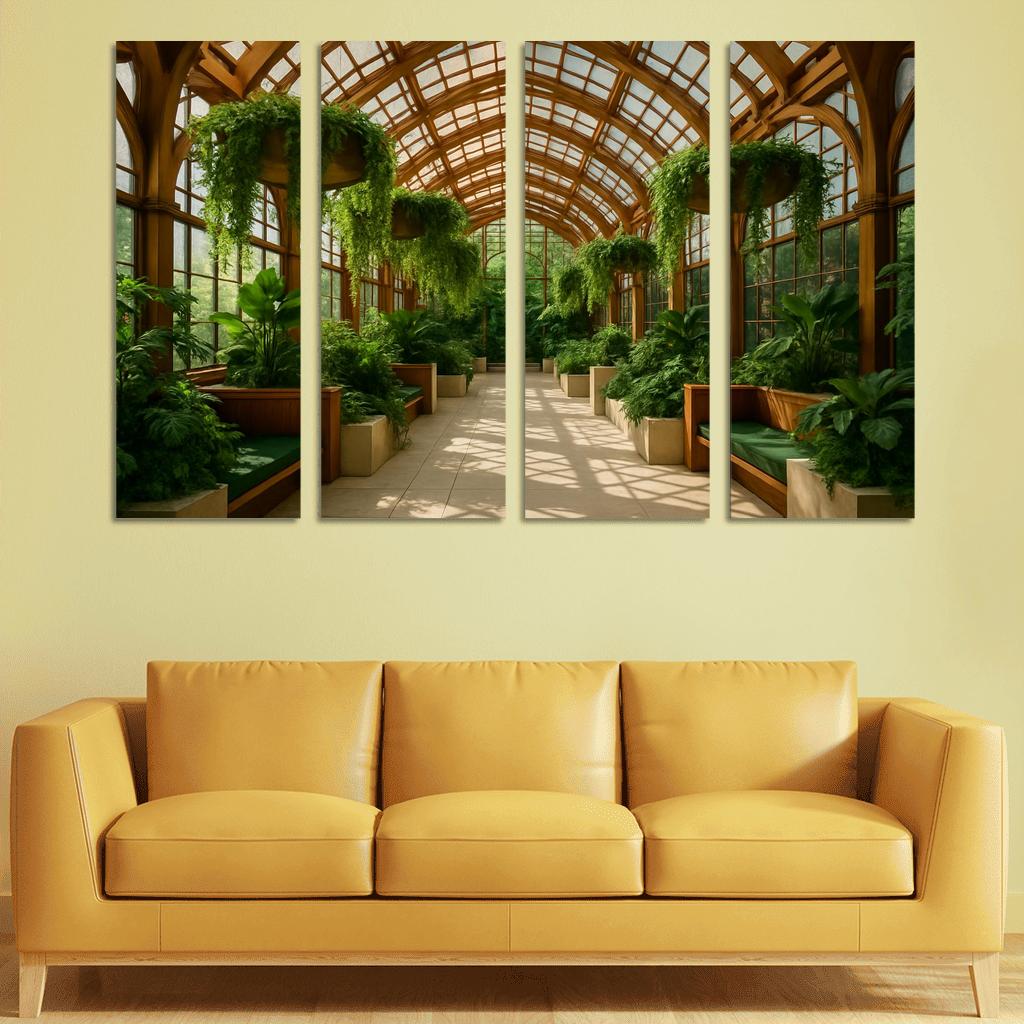 Lattice Canopy Conservatory custom paintings frame