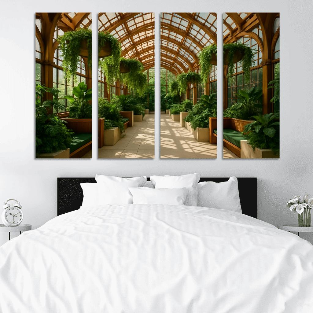 Lattice Canopy Conservatory custom paintings frame