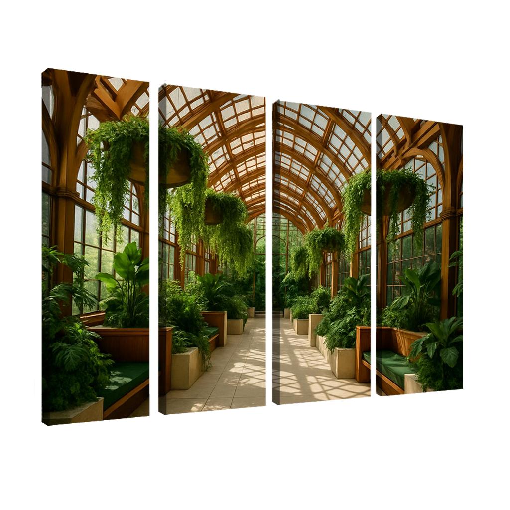 Lattice Canopy Conservatory custom paintings frame