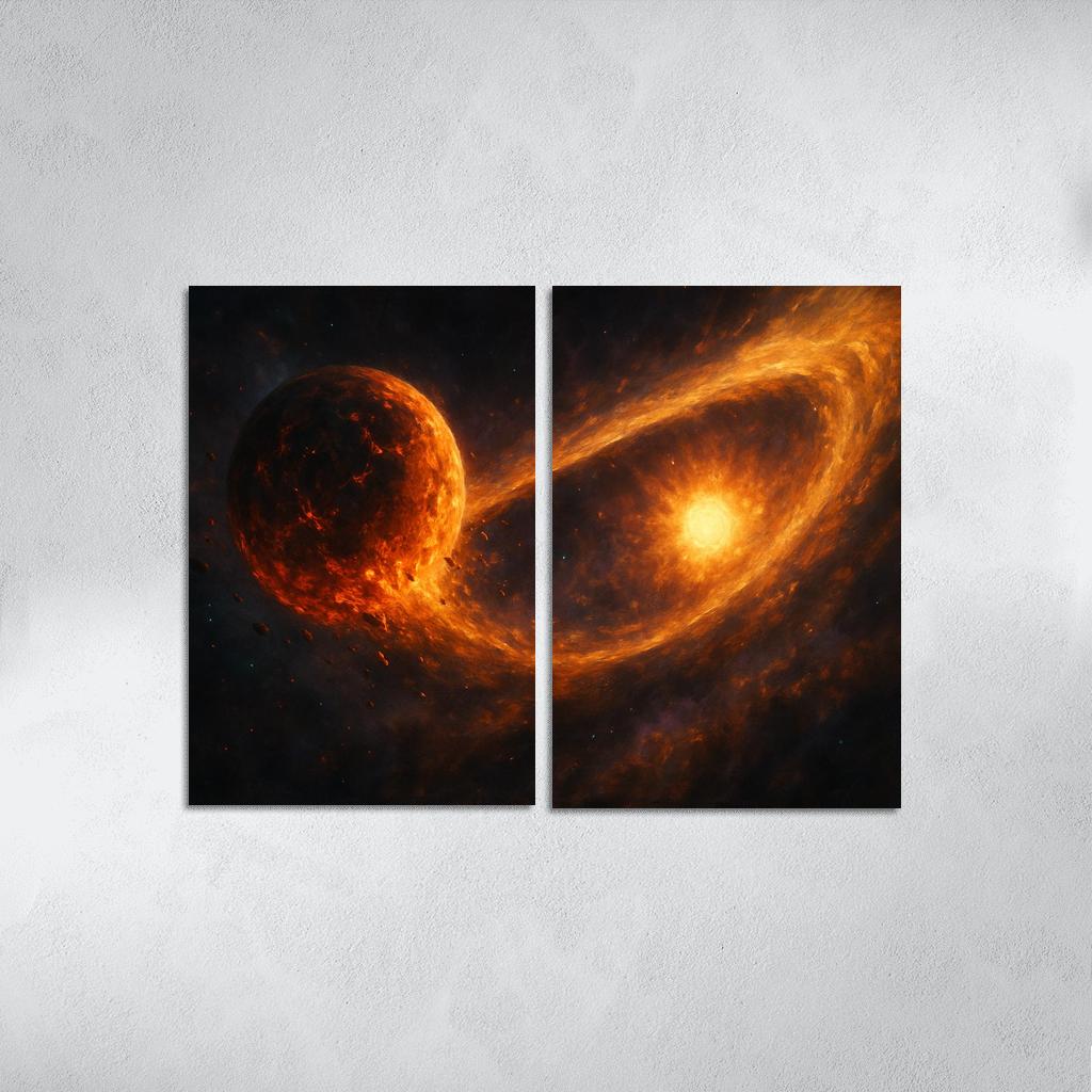 Tidal Tail Of A Disintegrating Exoplanet decor