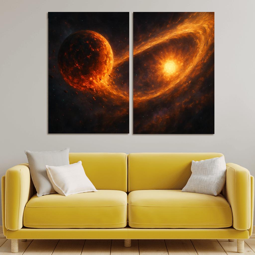 Tidal Tail Of A Disintegrating Exoplanet decor