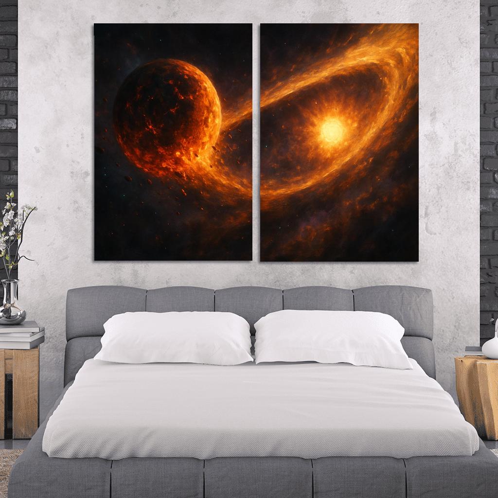 Tidal Tail Of A Disintegrating Exoplanet decor