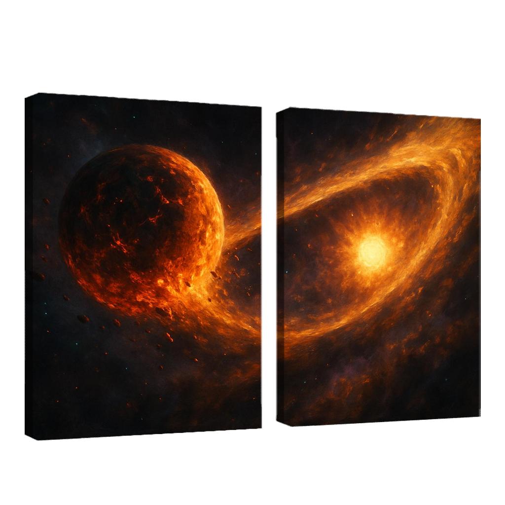 Tidal Tail Of A Disintegrating Exoplanet decor