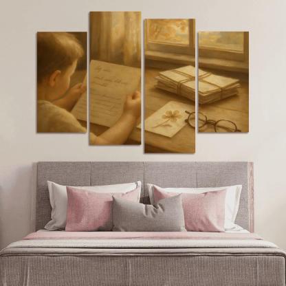 Letters Folded Between Seasons canvas paintings frame