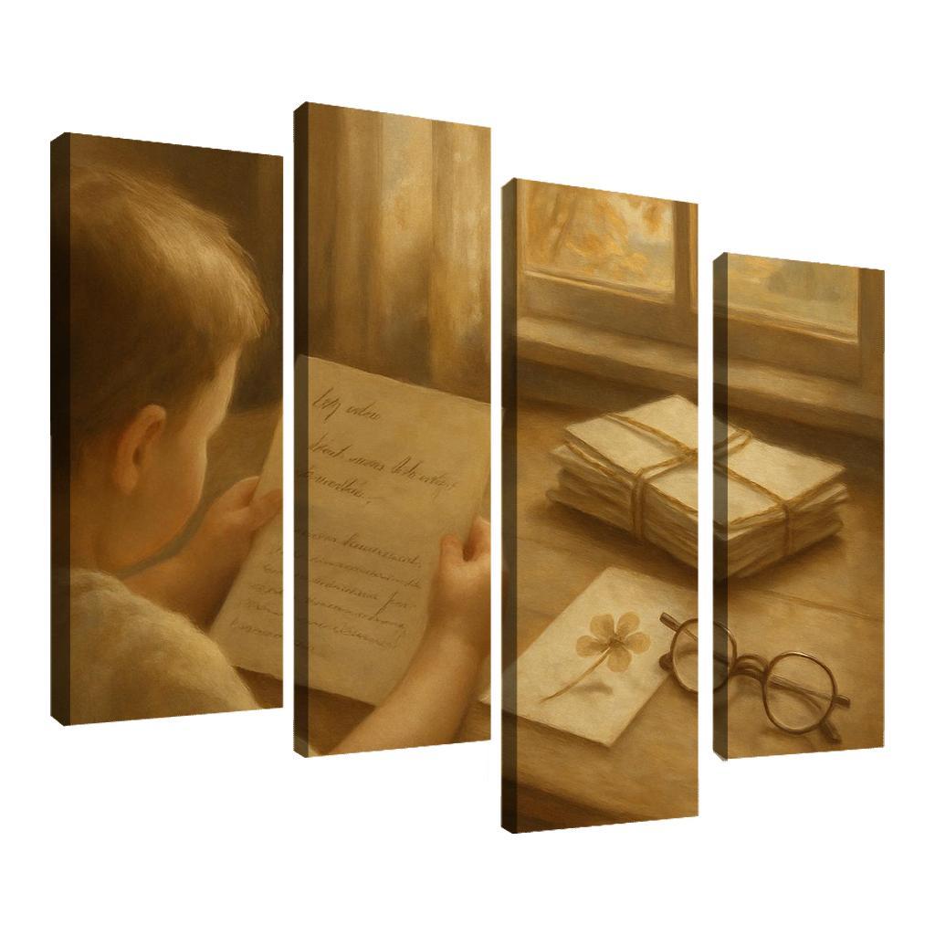 Letters Folded Between Seasons canvas paintings frame