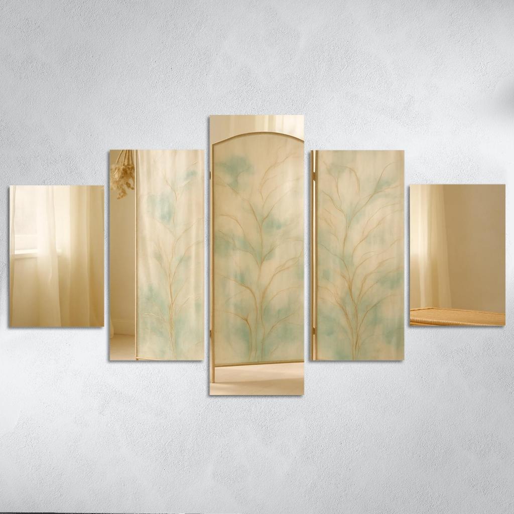 Translucent Silk Panel Screen wall art