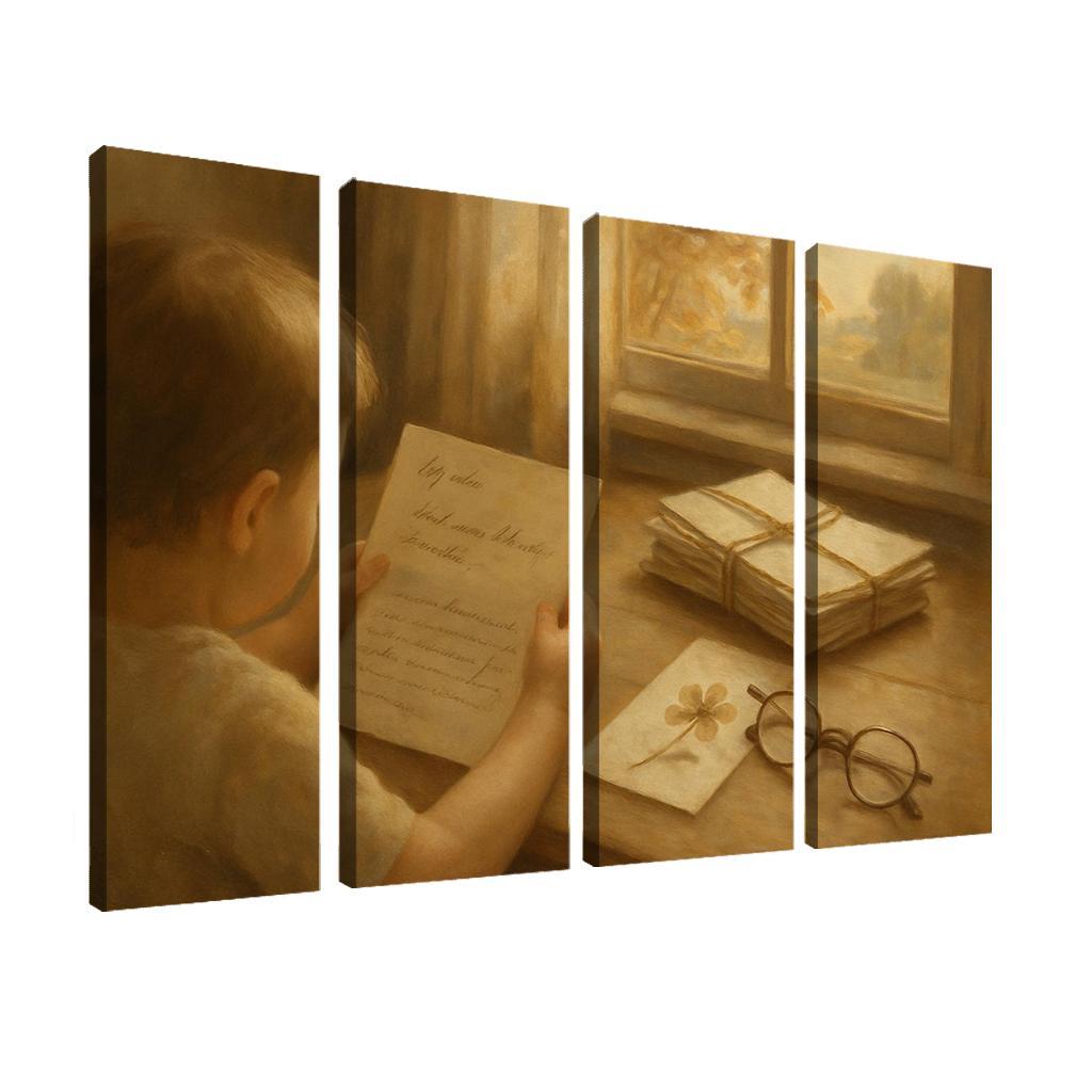 Letters Folded Between Seasons canvas paintings frame