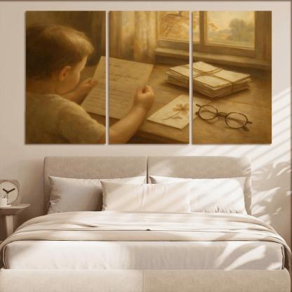 Letters Folded Between Seasons canvas paintings frame