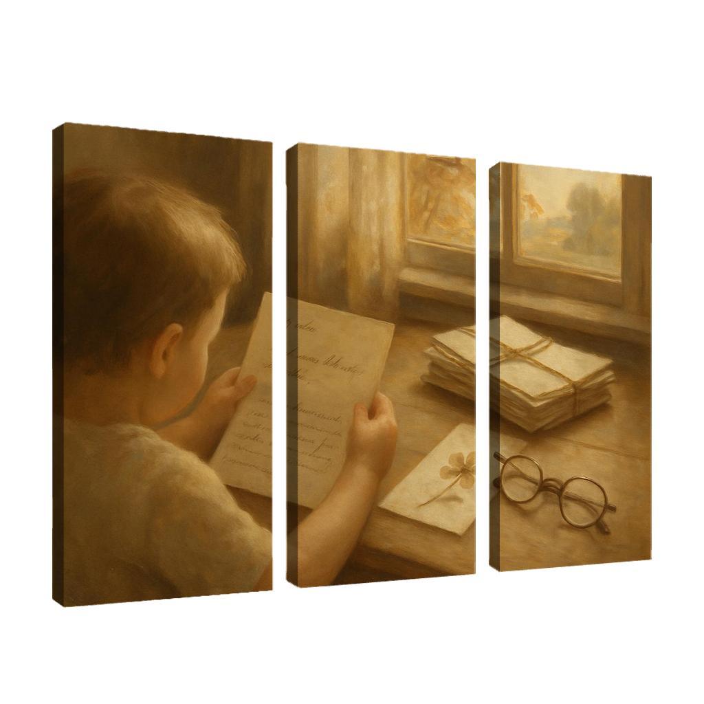 Letters Folded Between Seasons canvas paintings frame