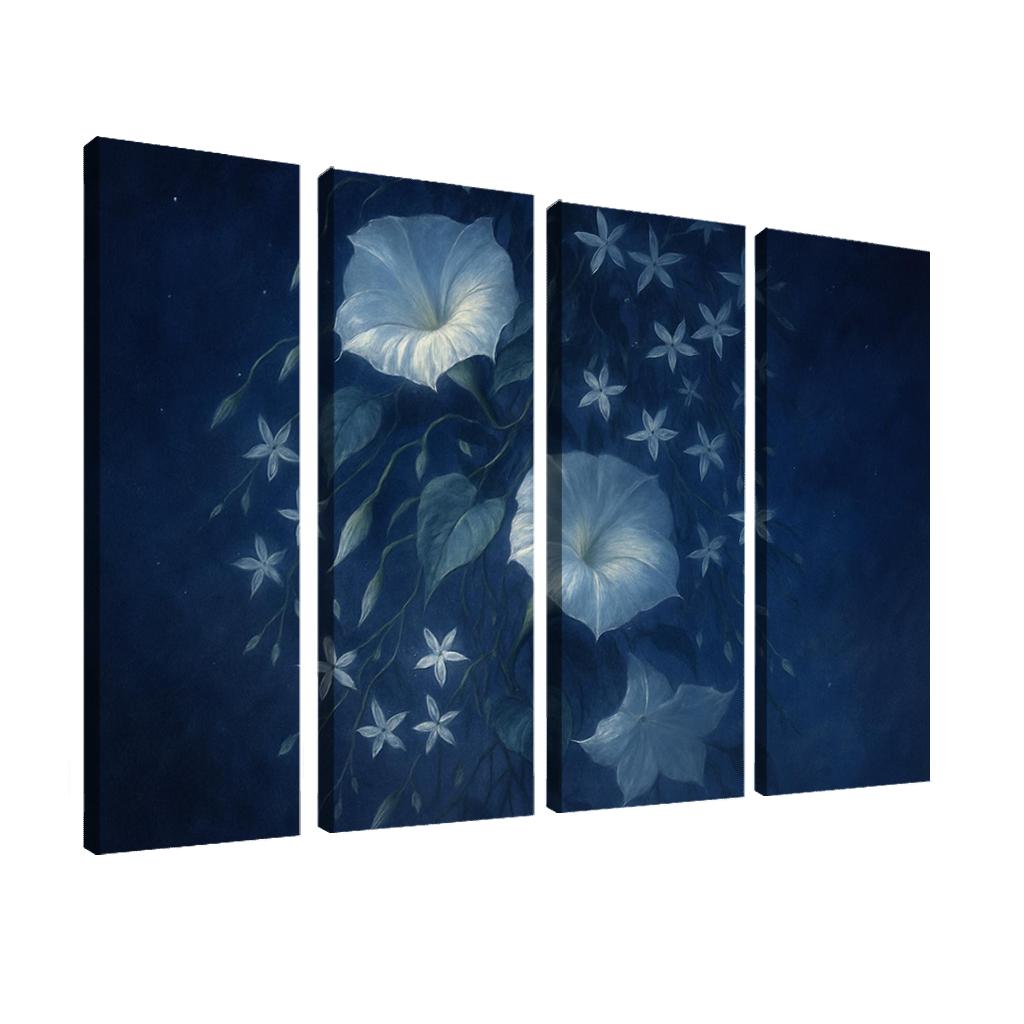 Celestial Blooms Under Twilight Skies premium artwork frames