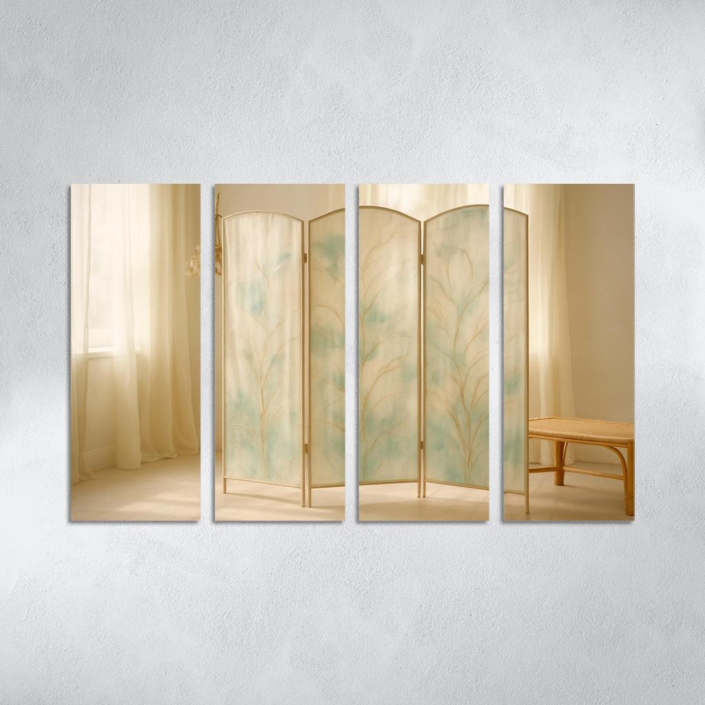 Translucent Silk Panel Screen wall art
