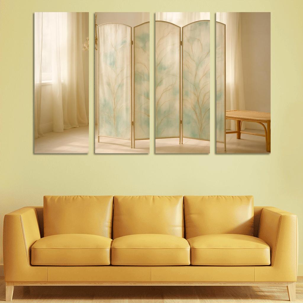 Translucent Silk Panel Screen wall art