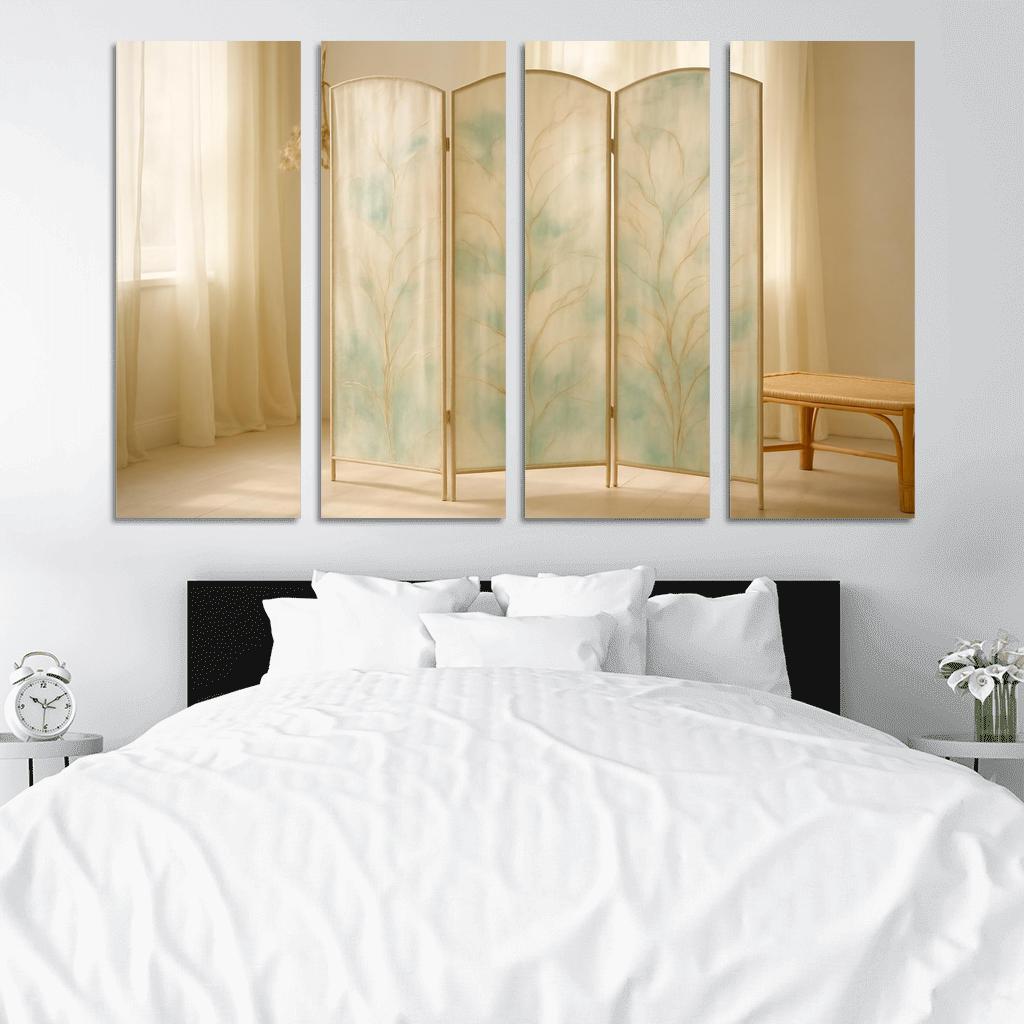 Translucent Silk Panel Screen wall art