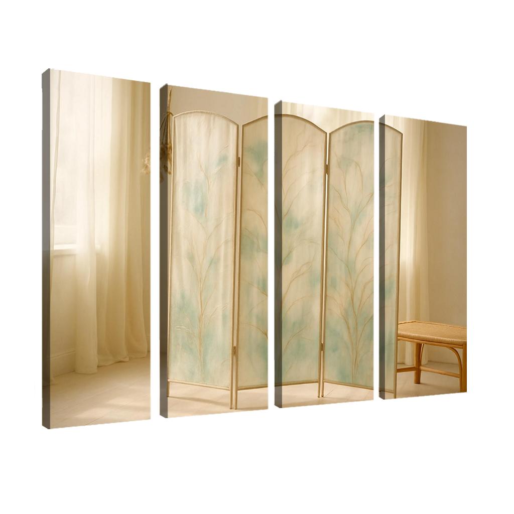 Translucent Silk Panel Screen wall art