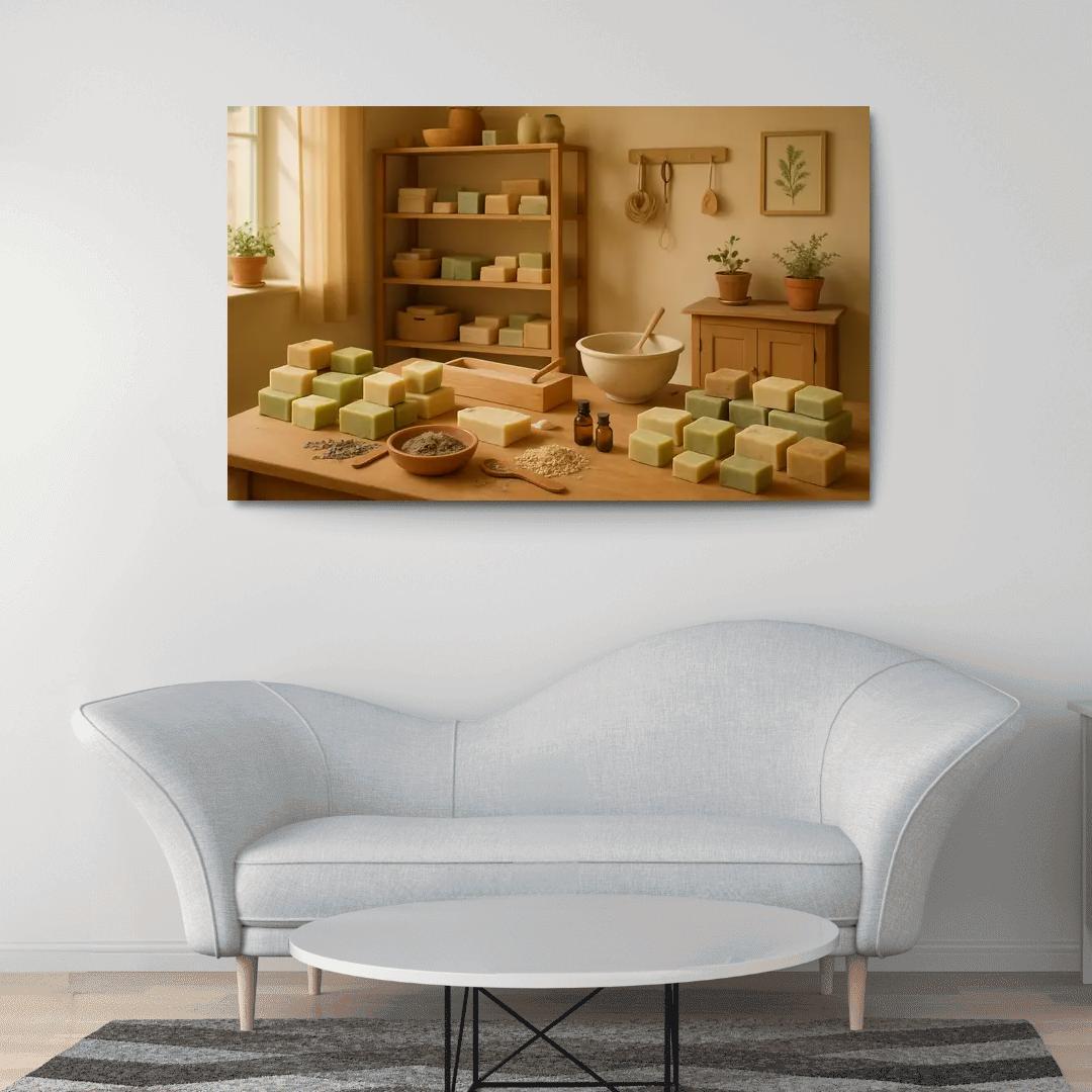 Artisanal Soap Crafting: Create Unique Handmade Soaps premium artwork frames