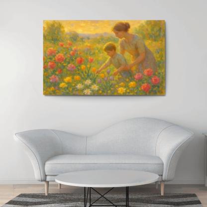 Garden Of Her Touch A Legacy Of Blossoming Love oil paintings frame
