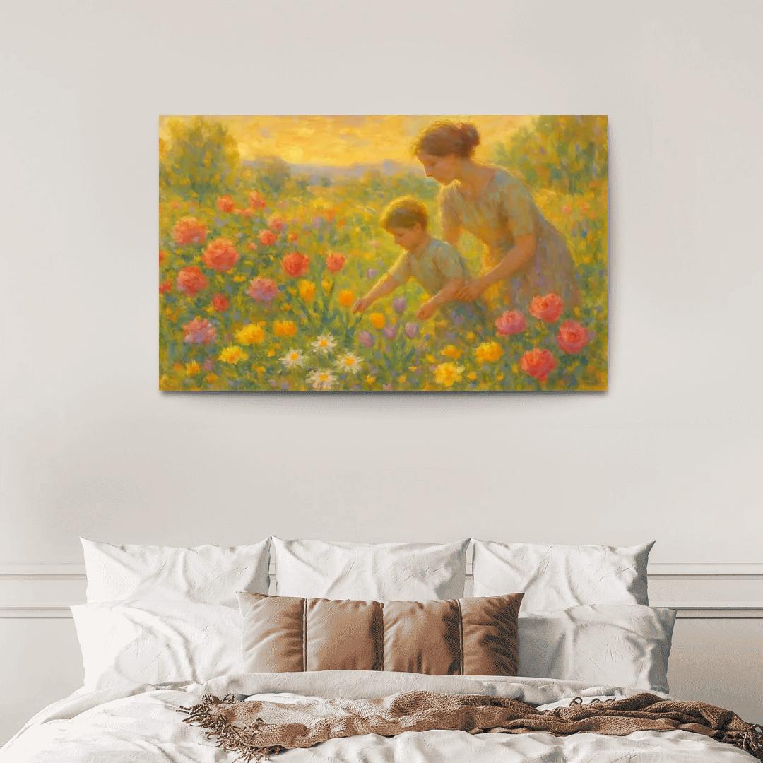 Garden Of Her Touch A Legacy Of Blossoming Love oil paintings frame
