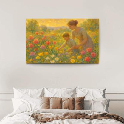 Garden Of Her Touch A Legacy Of Blossoming Love oil paintings frame