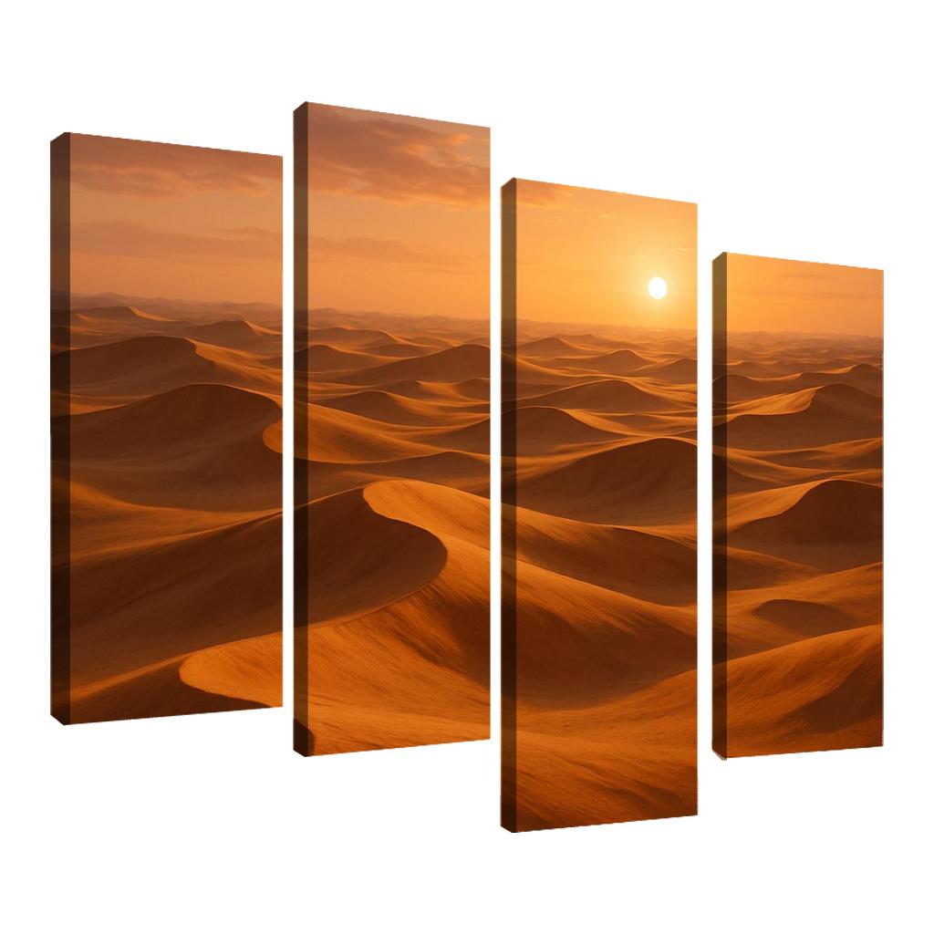 The Golden Dunes Of Sunlit Desert home decor