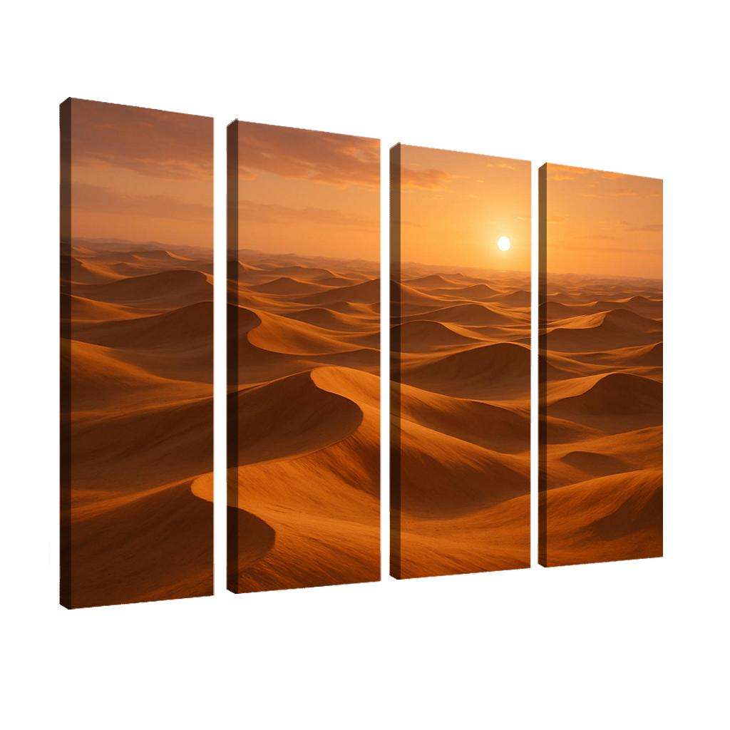 The Golden Dunes Of Sunlit Desert home decor