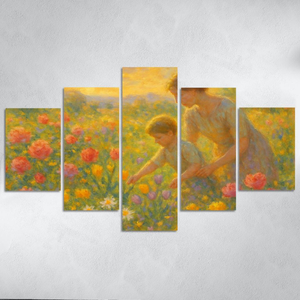 Garden Of Her Touch A Legacy Of Blossoming Love oil paintings frame