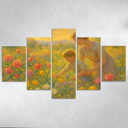 Garden Of Her Touch A Legacy Of Blossoming Love oil paintings frame