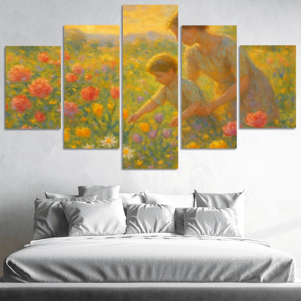 Garden Of Her Touch A Legacy Of Blossoming Love oil paintings frame